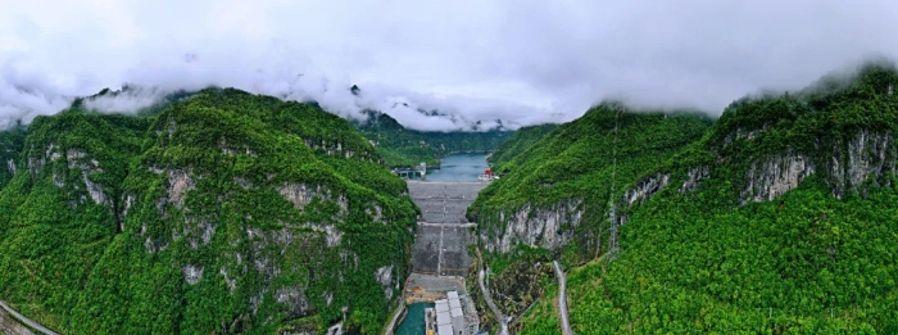 江坪河水库 古天乐代言太阳集团溇水水电公司供图